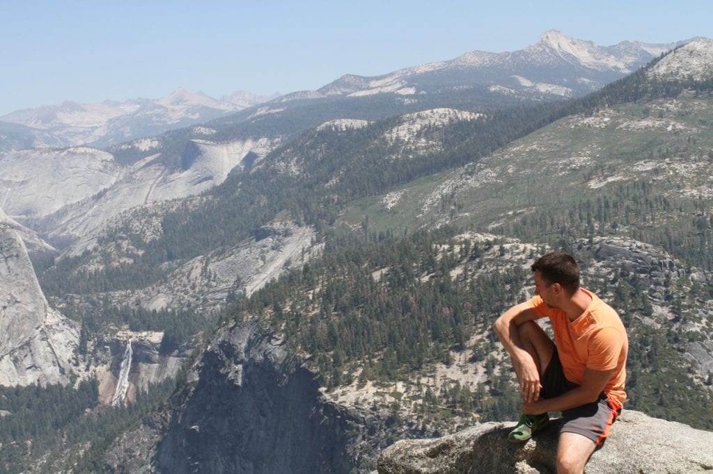 picture of chad napier looking at a view in the Grand Ca