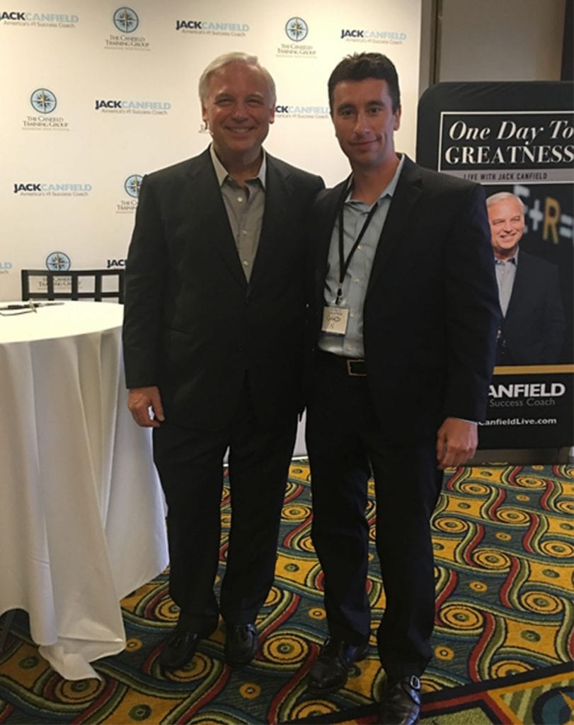 picture with Jack Canfield and Chad Napier