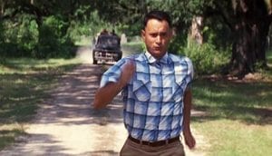 picture of forest Gump running