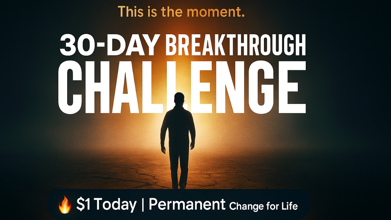 picture of Start the 30 DAY BREAKTHROUGH CHALLENGE 